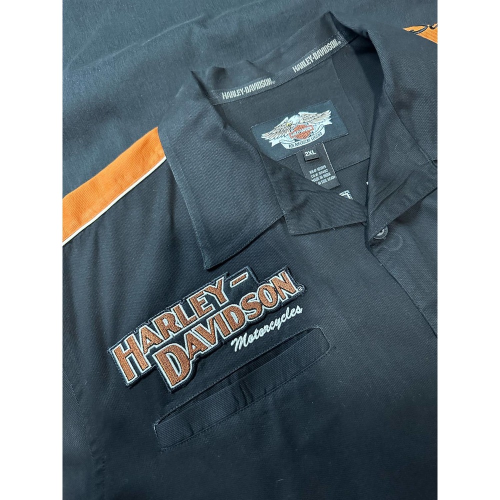 Harley Davidson Button Up